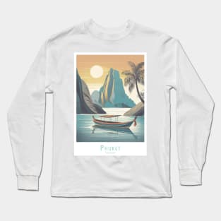 Serene Phuket Sunset Thailand Long Sleeve T-Shirt